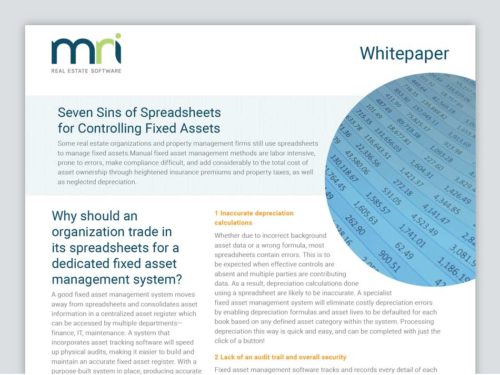 fixed asset management research papers